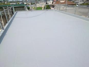 西尾市 S社様 事務所ベランダ・屋根防水工事 事例