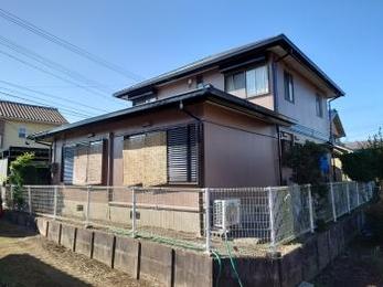 安城市 N様邸 外装リフォーム工事(塗装・ポリカ・物置) 事例