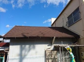 西尾市 K様邸 屋根カラーベスト板金カバー工事 事例