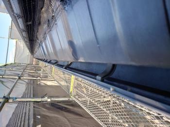 雨樋に堆積していた糞や草も綺麗に清掃しておりますので、雨樋の排水機能も元通りとなっております。
