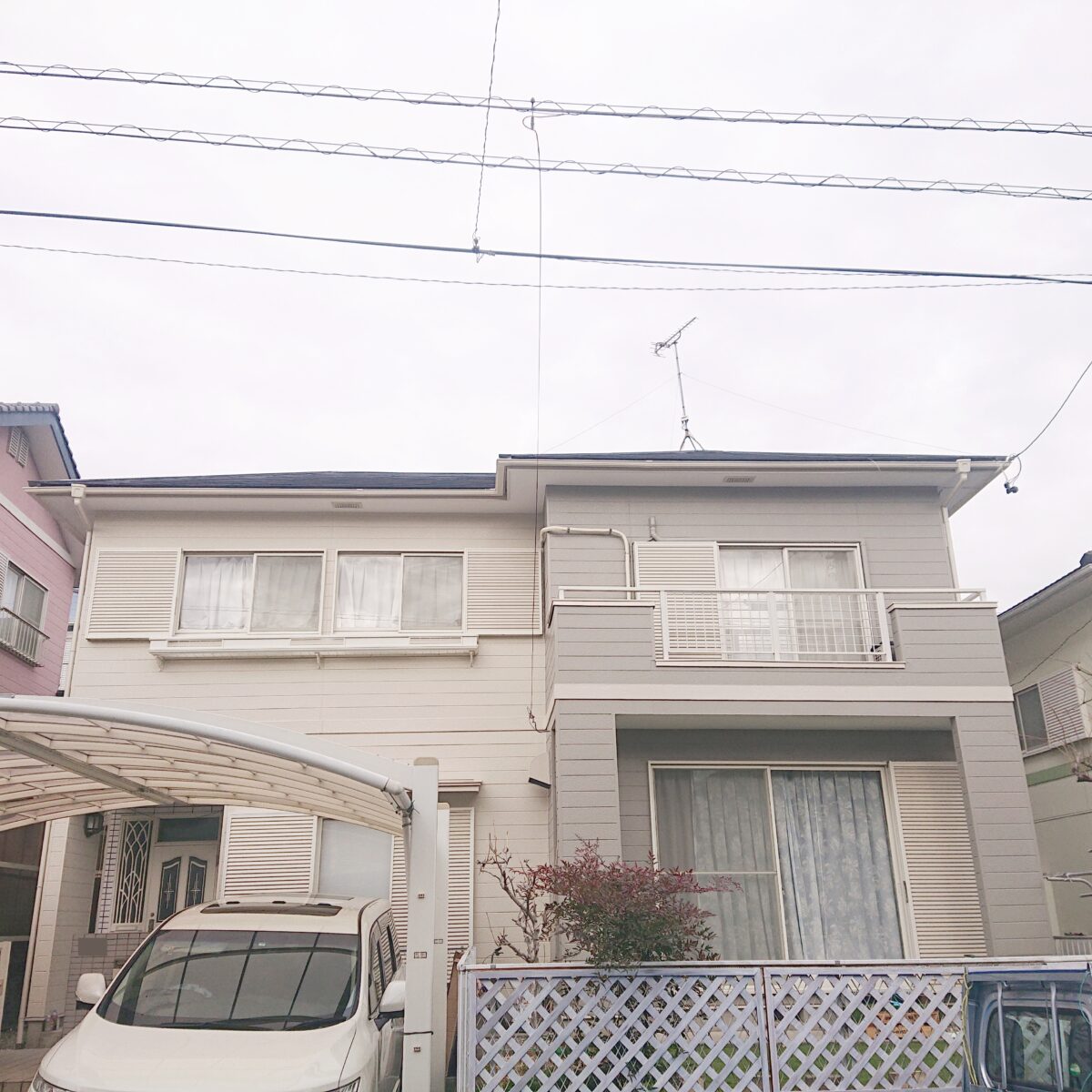 屋根・外壁の経年劣化→棟包み板金交換をし全塗装工事で屋根・外壁リフレッシュへ